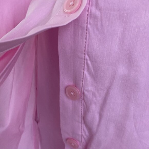 J.CREW Stretch viscose blend button-front midi dress - Picture 6 of 8